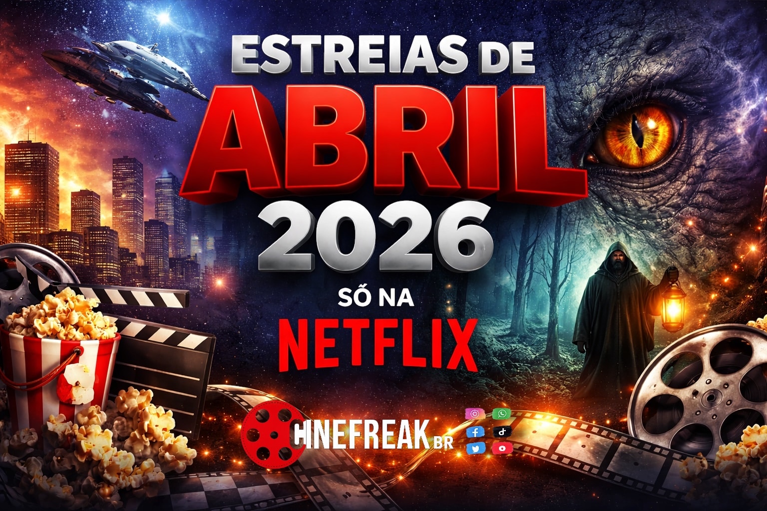 Filmes e séries que estreiam na Netflix em abril
