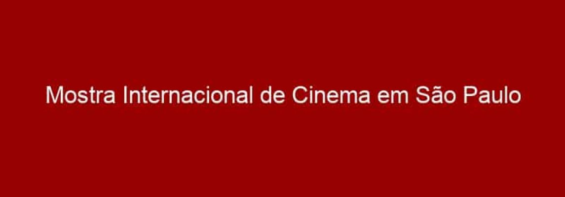 Mostra Internacional de Cinema em São Paulo apresenta o cartaz de sua 42ª edição